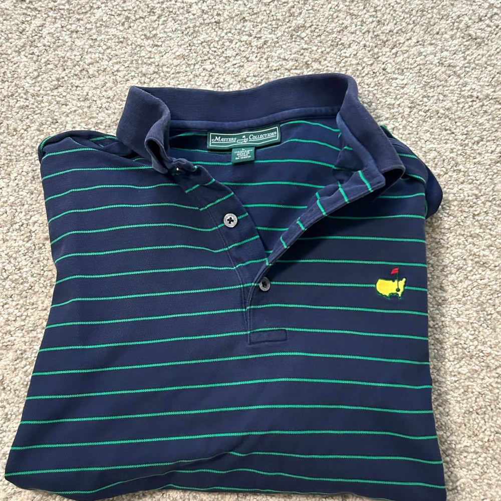Masters Blue Polo Shirt Classic Design